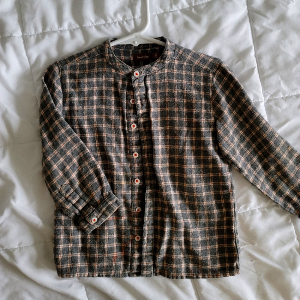 Bout'Chou Boutique button down top 24mos